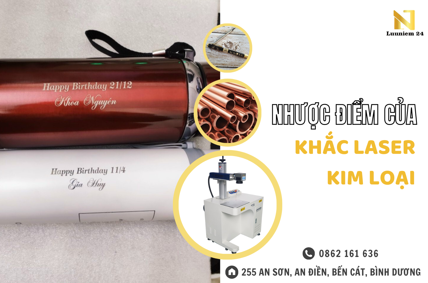 Nhược điểm của khắc laser kim loại